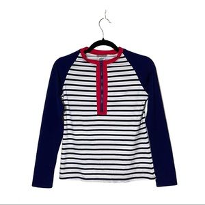 TOMMY BAHAMA 1/2 Zip Women’s Rash Guard Size S